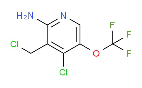 2-Amino-4-chloro-3-(chloromethyl)-5-(trifluoromethoxy)pyridine
