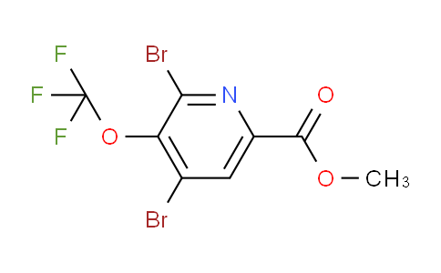 AM196988 | 1805986-16-6 | Methyl 2,4-dibromo-3-(trifluoromethoxy)pyridine-6-carboxylate