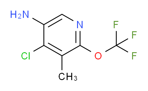 5-Amino-4-chloro-3-methyl-2-(trifluoromethoxy)pyridine