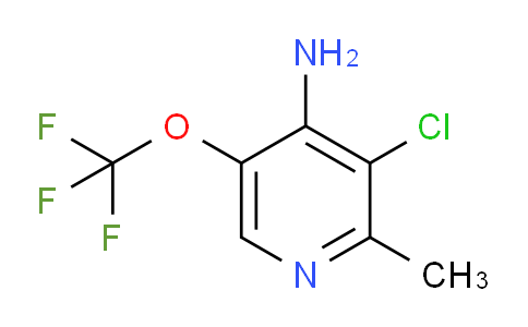 4-Amino-3-chloro-2-methyl-5-(trifluoromethoxy)pyridine