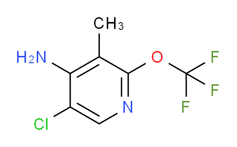 4-Amino-5-chloro-3-methyl-2-(trifluoromethoxy)pyridine