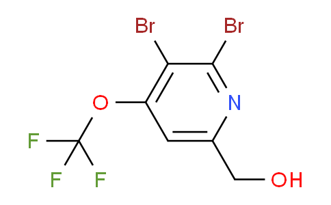 2,3-Dibromo-4-(trifluoromethoxy)pyridine-6-methanol