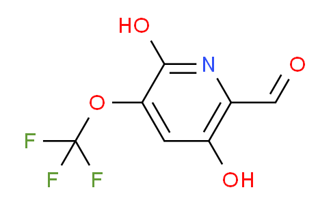 2,5-Dihydroxy-3-(trifluoromethoxy)pyridine-6-carboxaldehyde