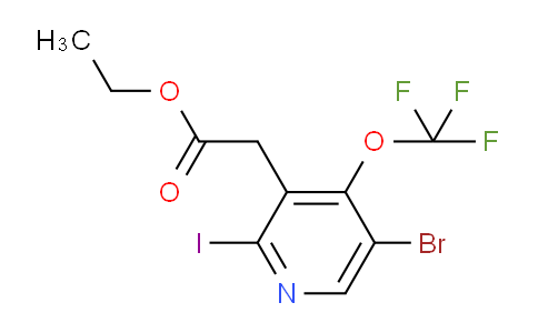 AM19707 | 1806127-15-0 | Ethyl 5-bromo-2-iodo-4-(trifluoromethoxy)pyridine-3-acetate