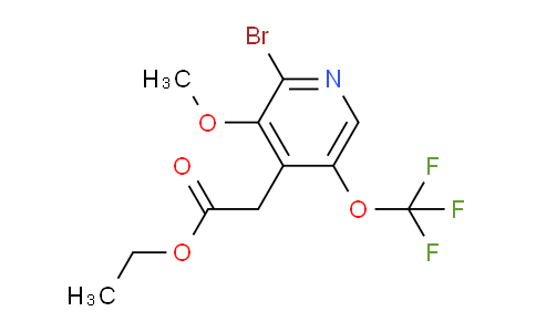AM19713 | 1804637-91-9 | Ethyl 2-bromo-3-methoxy-5-(trifluoromethoxy)pyridine-4-acetate