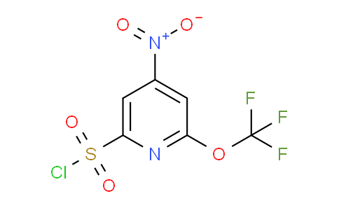4-Nitro-2-(trifluoromethoxy)pyridine-6-sulfonyl chloride