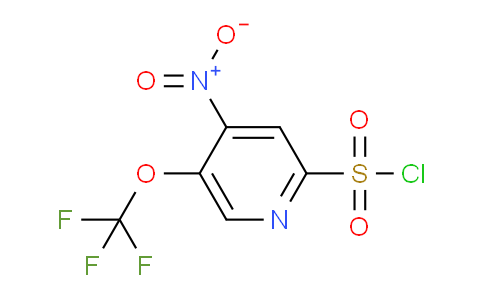 4-Nitro-5-(trifluoromethoxy)pyridine-2-sulfonyl chloride