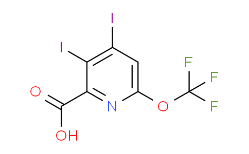 3,4-Diiodo-6-(trifluoromethoxy)pyridine-2-carboxylic acid