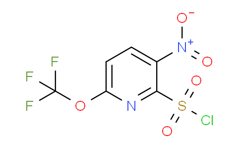 3-Nitro-6-(trifluoromethoxy)pyridine-2-sulfonyl chloride