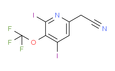 AM197187 | 1804499-77-1 | 2,4-Diiodo-3-(trifluoromethoxy)pyridine-6-acetonitrile