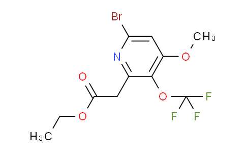 AM19720 | 1803903-23-2 | Ethyl 6-bromo-4-methoxy-3-(trifluoromethoxy)pyridine-2-acetate
