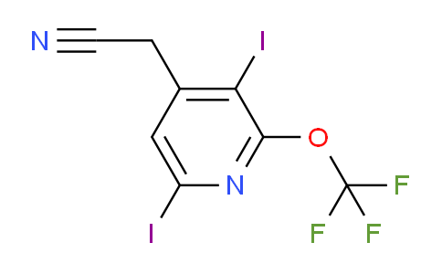 AM197200 | 1804566-20-8 | 3,6-Diiodo-2-(trifluoromethoxy)pyridine-4-acetonitrile