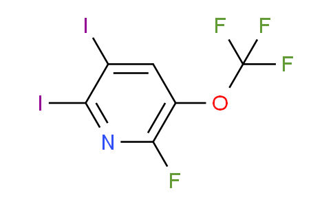 AM197201 | 1804605-75-1 | 2,3-Diiodo-6-fluoro-5-(trifluoromethoxy)pyridine