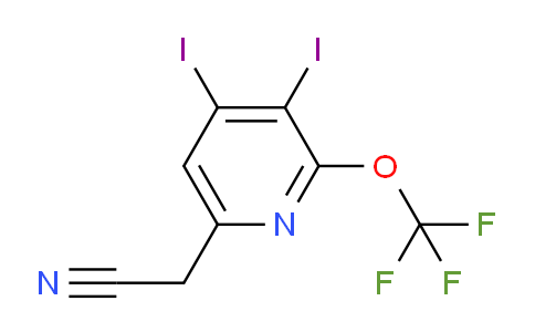 AM197203 | 1803933-64-3 | 3,4-Diiodo-2-(trifluoromethoxy)pyridine-6-acetonitrile