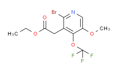 AM19725 | 1806225-33-1 | Ethyl 2-bromo-5-methoxy-4-(trifluoromethoxy)pyridine-3-acetate