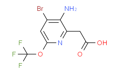 AM197253 | 1803918-69-5 | 3-Amino-4-bromo-6-(trifluoromethoxy)pyridine-2-acetic acid