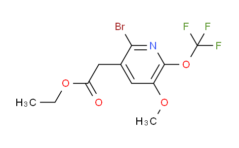 AM19728 | 1803626-11-0 | Ethyl 2-bromo-5-methoxy-6-(trifluoromethoxy)pyridine-3-acetate