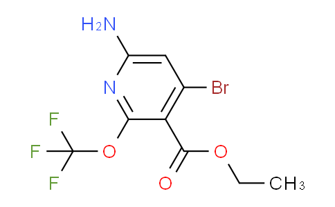 Ethyl 6-amino-4-bromo-2-(trifluoromethoxy)pyridine-3-carboxylate