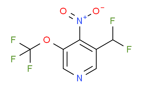 3-(Difluoromethyl)-4-nitro-5-(trifluoromethoxy)pyridine