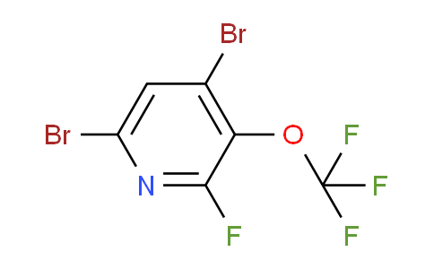 4,6-Dibromo-2-fluoro-3-(trifluoromethoxy)pyridine