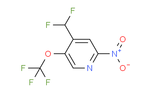 4-(Difluoromethyl)-2-nitro-5-(trifluoromethoxy)pyridine