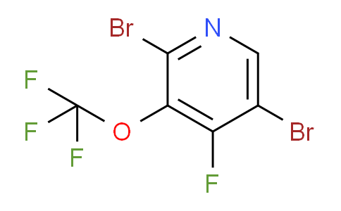 2,5-Dibromo-4-fluoro-3-(trifluoromethoxy)pyridine