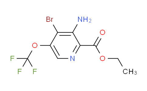 Ethyl 3-amino-4-bromo-5-(trifluoromethoxy)pyridine-2-carboxylate