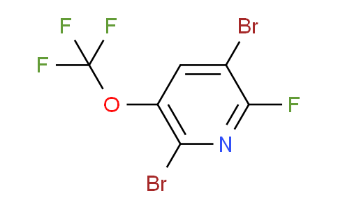 3,6-Dibromo-2-fluoro-5-(trifluoromethoxy)pyridine