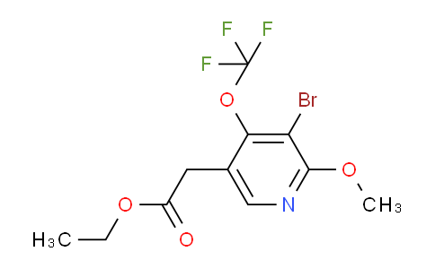 AM19735 | 1806147-40-9 | Ethyl 3-bromo-2-methoxy-4-(trifluoromethoxy)pyridine-5-acetate