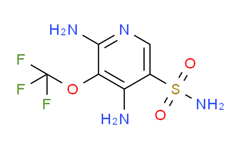 2,4-Diamino-3-(trifluoromethoxy)pyridine-5-sulfonamide