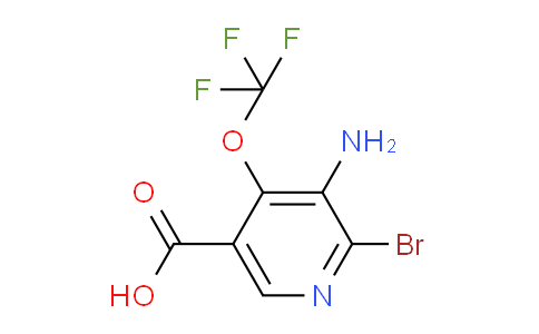 AM197383 | 1804455-72-8 | 3-Amino-2-bromo-4-(trifluoromethoxy)pyridine-5-carboxylic acid