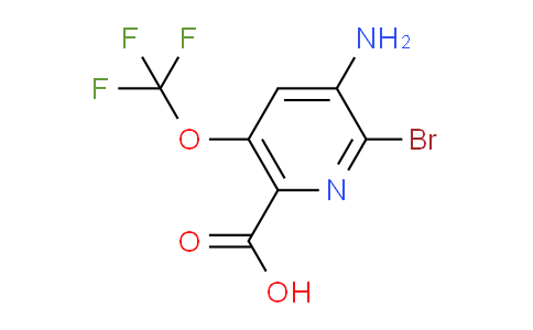 AM197385 | 1804004-44-1 | 3-Amino-2-bromo-5-(trifluoromethoxy)pyridine-6-carboxylic acid