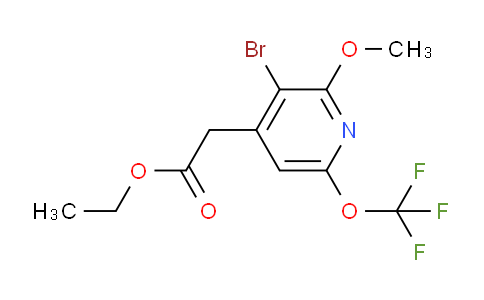 AM19739 | 1803956-57-1 | Ethyl 3-bromo-2-methoxy-6-(trifluoromethoxy)pyridine-4-acetate