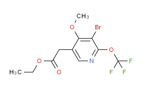 AM19741 | 1806193-58-7 | Ethyl 3-bromo-4-methoxy-2-(trifluoromethoxy)pyridine-5-acetate