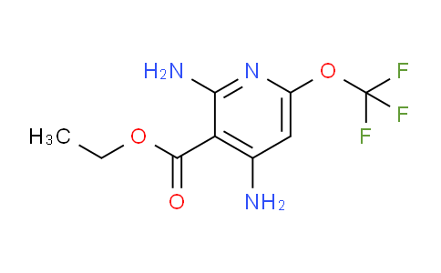 Ethyl 2,4-diamino-6-(trifluoromethoxy)pyridine-3-carboxylate