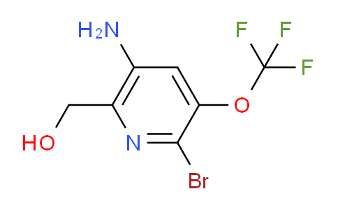 5-Amino-2-bromo-3-(trifluoromethoxy)pyridine-6-methanol