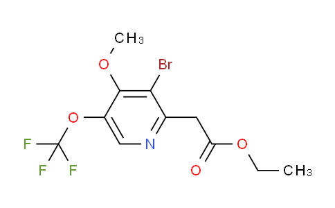 AM19743 | 1806080-82-9 | Ethyl 3-bromo-4-methoxy-5-(trifluoromethoxy)pyridine-2-acetate