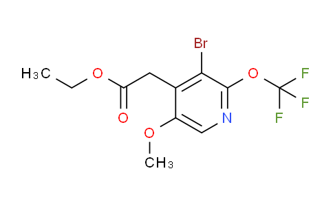 AM19747 | 1804638-01-4 | Ethyl 3-bromo-5-methoxy-2-(trifluoromethoxy)pyridine-4-acetate