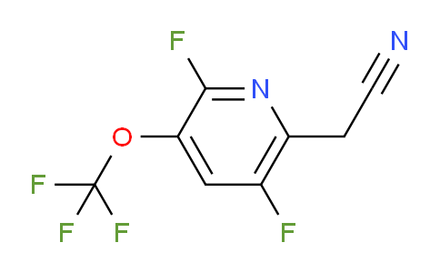 2,5-Difluoro-3-(trifluoromethoxy)pyridine-6-acetonitrile