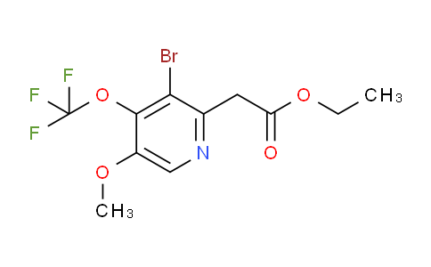 AM19749 | 1804001-87-3 | Ethyl 3-bromo-5-methoxy-4-(trifluoromethoxy)pyridine-2-acetate