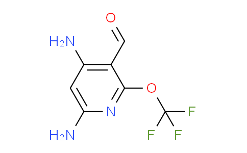 4,6-Diamino-2-(trifluoromethoxy)pyridine-3-carboxaldehyde