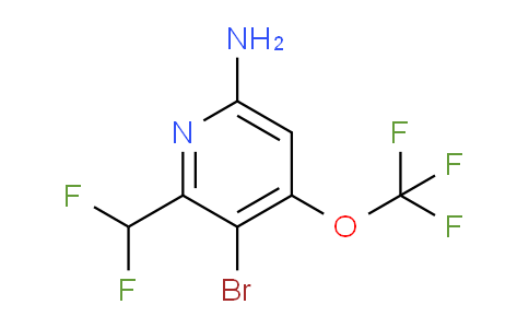 AM197526 | 1803631-23-3 | 6-Amino-3-bromo-2-(difluoromethyl)-4-(trifluoromethoxy)pyridine