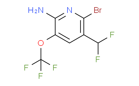 AM197528 | 1806183-60-7 | 2-Amino-6-bromo-5-(difluoromethyl)-3-(trifluoromethoxy)pyridine