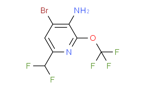 AM197534 | 1803924-77-7 | 3-Amino-4-bromo-6-(difluoromethyl)-2-(trifluoromethoxy)pyridine