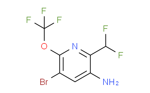 AM197537 | 1803535-20-7 | 3-Amino-5-bromo-2-(difluoromethyl)-6-(trifluoromethoxy)pyridine