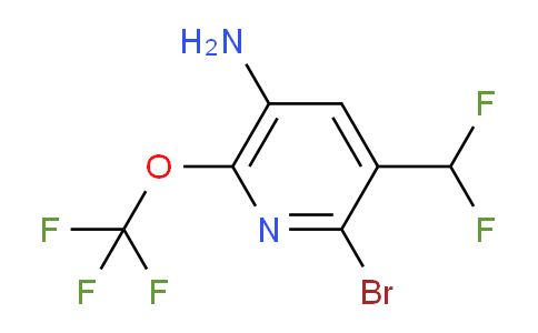 AM197549 | 1805932-15-3 | 5-Amino-2-bromo-3-(difluoromethyl)-6-(trifluoromethoxy)pyridine