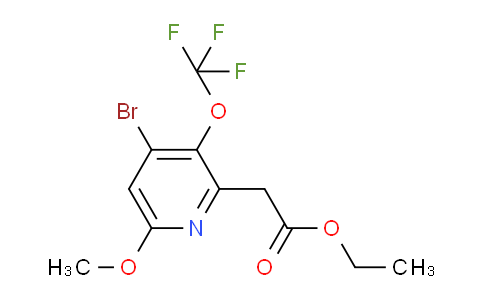AM19756 | 1806193-69-0 | Ethyl 4-bromo-6-methoxy-3-(trifluoromethoxy)pyridine-2-acetate