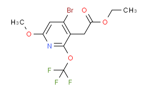AM19758 | 1804002-00-3 | Ethyl 4-bromo-6-methoxy-2-(trifluoromethoxy)pyridine-3-acetate