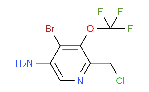 5-Amino-4-bromo-2-(chloromethyl)-3-(trifluoromethoxy)pyridine