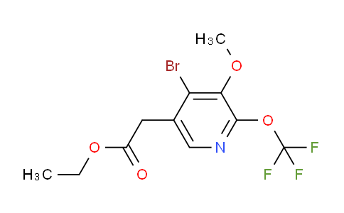 AM19759 | 1804618-40-3 | Ethyl 4-bromo-3-methoxy-2-(trifluoromethoxy)pyridine-5-acetate